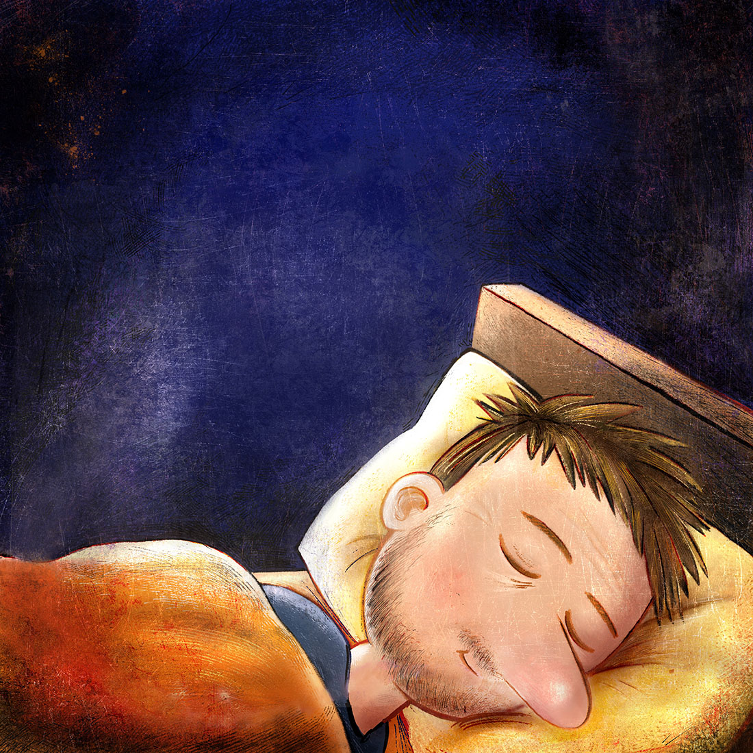 Projet de couverture — illustration jeunesse de Martin Cravatte