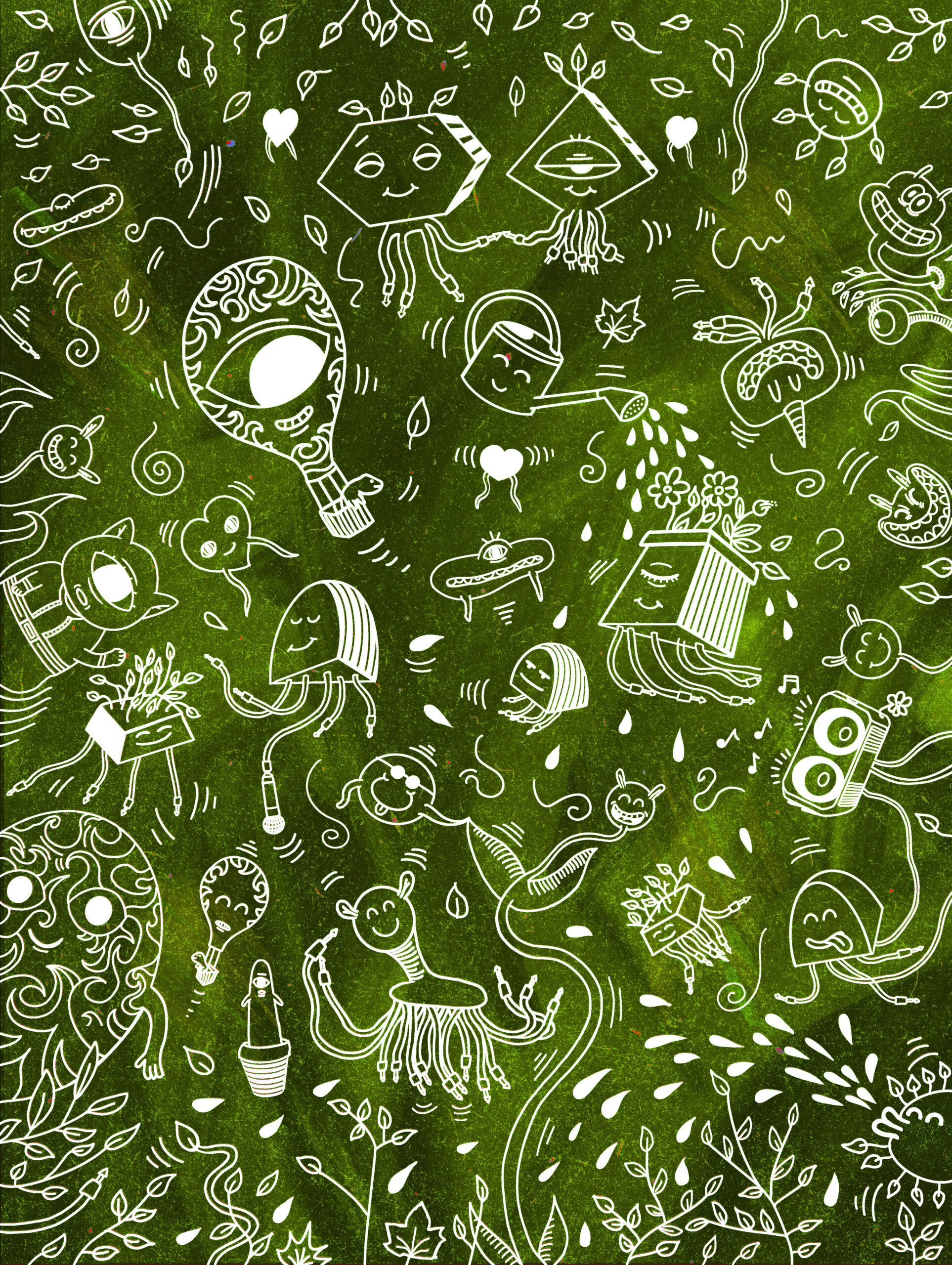 Recherche visuelle — doodle art jeunesse, narration graphique foisonnante